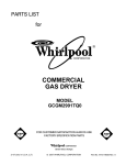 Whirlpool GCGM2991TQ0 User's Manual
