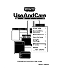 Whirlpool FEP320Y User's Manual