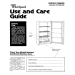 Whirlpool EV150LXK User's Manual