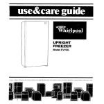 Whirlpool EV150L User's Manual