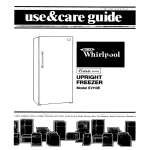 Whirlpool EV110E User's Manual