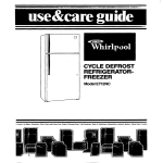 Whirlpool ETl2NC User's Manual