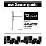 Whirlpool ETl2EC User's Manual