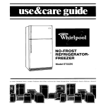 Whirlpool ET22ZK User's Manual