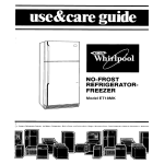 Whirlpool ET1 8MK User's Manual