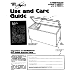 Whirlpool EH120CXL User's Manual