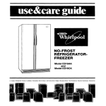 Whirlpool ED19CK User's Manual