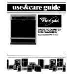 Whirlpool DU9200XT User's Manual