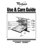 Whirlpool DU500OXW User's Manual