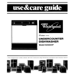 Whirlpool DU3040XP User's Manual