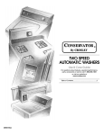 Whirlpool Conservator CAWX629JQ1 User's Manual