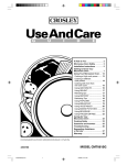 Whirlpool CMT061SG User's Manual