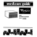 Whirlpool ACPS82 User's Manual