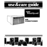 Whirlpool ACE082XS0 User's Manual