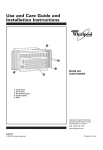 Whirlpool ACD052PK0 User's Manual