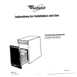 Whirlpool 220-240~volt User's Manual