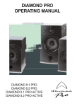 Wharfedale Speaker Diamond 8.1 Pro Active User's Manual