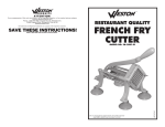 Weston Products 36-3501-W User's Manual