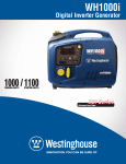 Westinghouse WH1000i Specification Sheet