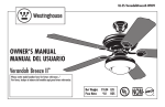 Westinghouse UL-ES-VerandahBreezeII-WH09 User's Manual