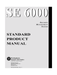 Westinghouse SE 6000 User's Manual