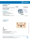 Westinghouse 1-1/2-Inch Specification Sheet