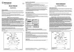 Westinghouse One-Light Indoor Flush-Mount Ceiling Fixture 6665800 Instruction Manual