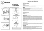 Westinghouse Fallon Two-Light Indoor Semi-Flush Ceiling Fixture 6228700 Instruction Manual