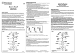 Westinghouse Clinton Three-Light Indoor Chandelier 6226900 Instruction Manual