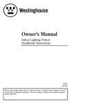 Westinghouse 82504 User's Manual