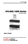 Western Telematic IPS-1600 User's Manual