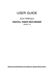 Western Digital 4CH TRIPLEX User's Manual