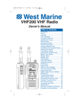 West Marine VHF200 User's Manual