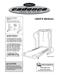 Weslo WLTL48410 User's Manual