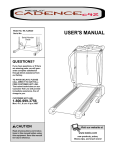 Weslo WLTL29320 User's Manual