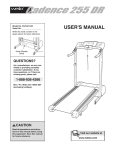 Weslo WLTL211041 User's Manual