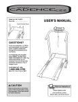 Weslo C22 User's Manual