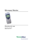 Welch Allyn Medical Diagnostic Equipment Computer Monitor 406 User's Manual