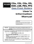 Weil-McLain CGa User's Manual