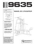 Weider WESY9635C User's Manual