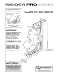 Weider WEEVSY2996 User's Manual