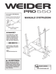 Weider WEEVBE2926 User's Manual