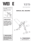 Weider WEEVBE7033 User's Manual