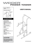 Weider WEBE99712 User's Manual