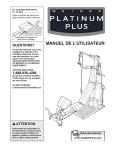 Weider WESY7974 User's Manual