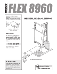 Weider WEEVSY0923 User's Manual