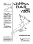 Weider WESY3873 User's Manual