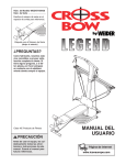 Weider WEEVSY5943 User's Manual