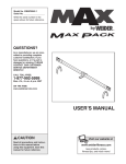 Weider 200LB User's Manual