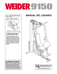 Weider WEEVSY4922 User's Manual